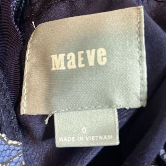 Maeve Lace Overlay Dress Size 0 - Picture 4 of 4